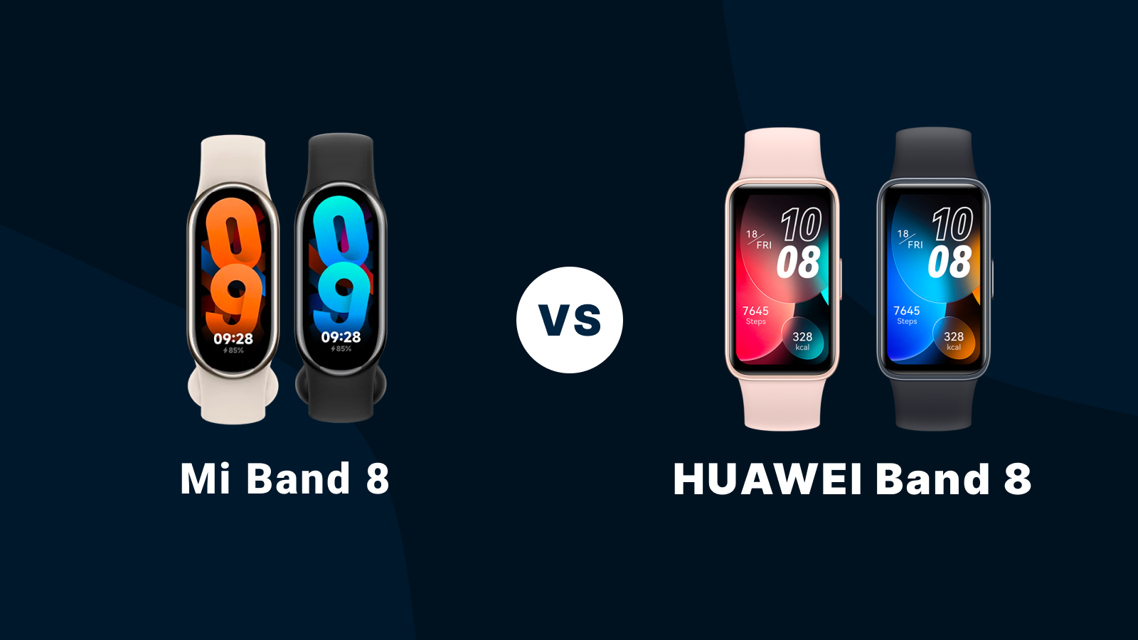 【mi Band 8 Vs Huawei Band 8】オススメは？比較してみた 2855